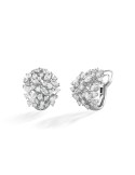 Buonocore Swing Earrings in 18K White Gold with 2.85 Carats of Natural Diamonds - 0