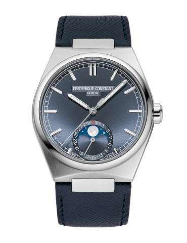 Orologio Frederique Constant - Automatico Moonphase Date Manufacture 39mm Blu - 0