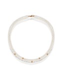 Lelune Young Necklace with Double-Strand Freshwater Cultured Pearls and 18-Karat Rose Gold Elements - 0