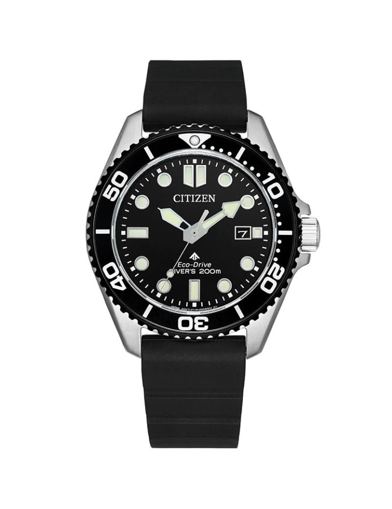 Orologio Citizen Eco-Drive - Promaster - Tempo e Data - 40mm - Nero - BN026607E