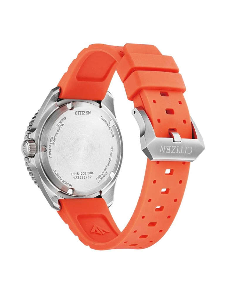 Orologio Citizen Eco Drive - 40,5 mm - Arancione - BN026801E