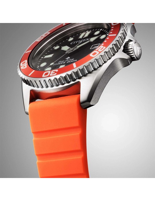Orologio Citizen Eco Drive - 40,5 mm - Arancione - BN026801E