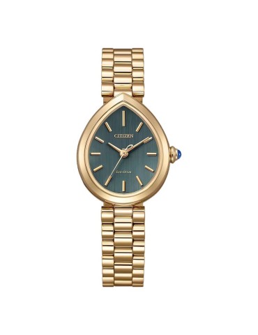 Citizen watch - Lady - Rainell - 26 mm - Green - Rose Gold-EM120357X