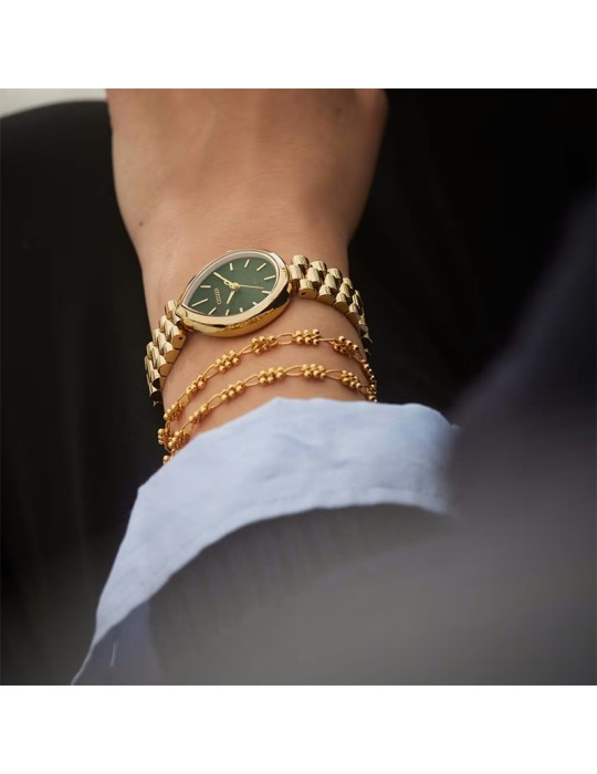 Citizen watch - Lady - Rainell - 26 mm - Green - Rose Gold-EM120357X