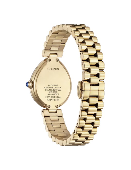 Orologio Citizen - Lady - Rainell - 26 mm - Verde -Rose Gold-EM120357X