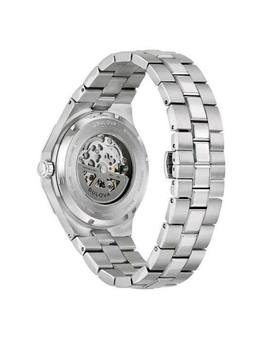 Bulova Watch - Octagon Prestige Automatic 42mm Skeleton