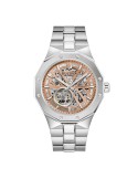 Bulova Watch - Octagon Prestige Automatic 42mm Skeleton