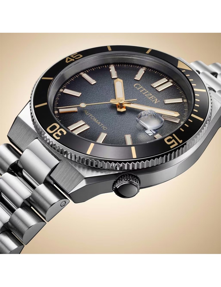 Citizen watch-Automatic-Silver-40 mm-Black-Limited Edition-NJ023857E