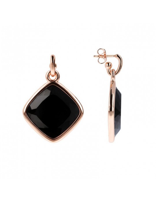 Orecchini Bronzallure - Incanto - Rombo - Onice Nero - WSBZ01461BO