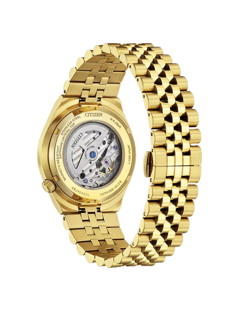 Orologio Citizen - Tsuyosa 60 - Automatico -Silver-40mm-Gold-NK002250A