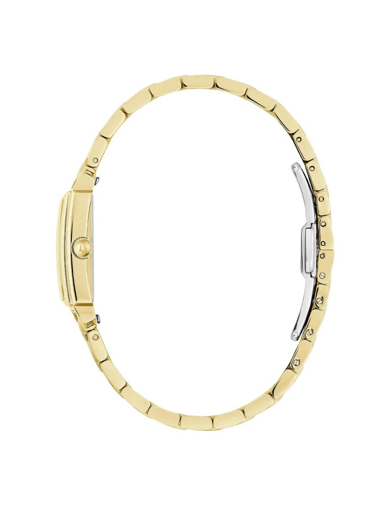 Bulova Watch - Sutton Tank Quartz 21mm Mother-of-Pearl Gold-Tone