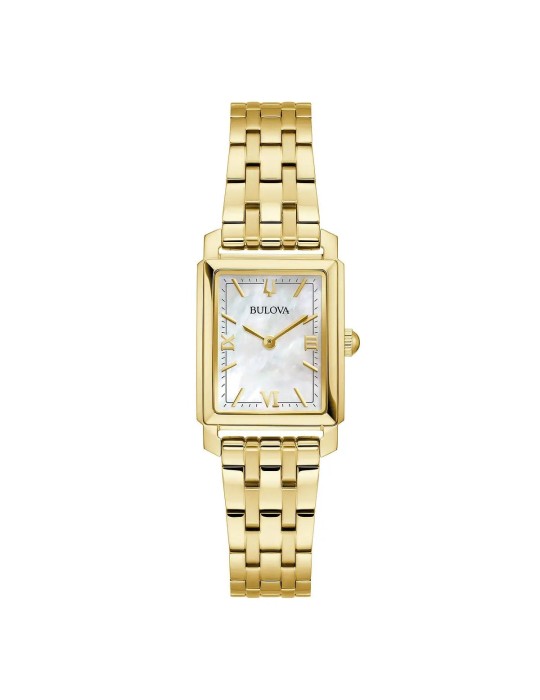 Orologio Bulova - Sutton Tank Quarzo 21mm Madreperla Dorato