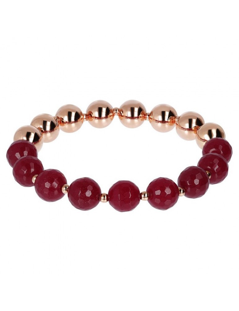 Bracciale Bronzallure - Variegata - Sfere Plumb Agate  - WSBZ01465PLUM