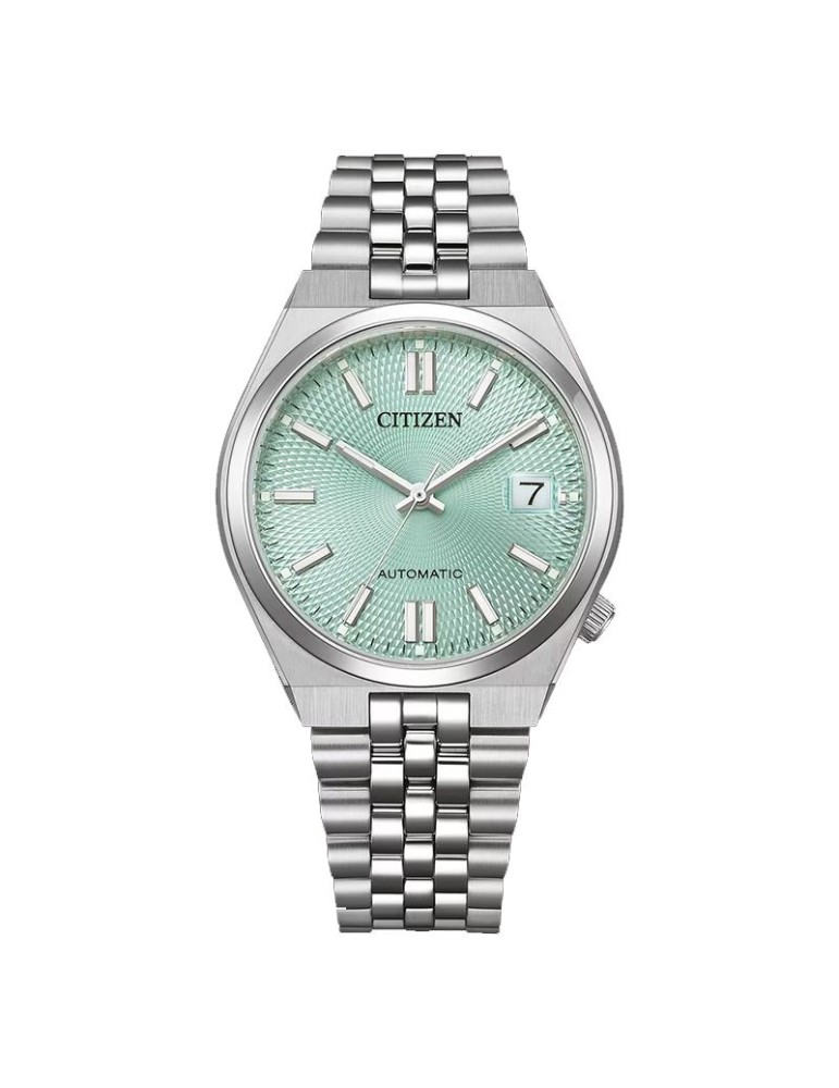 Orologio Citizen - Tsuyosa 60 - Automatico-37mm-Silver-Verde-NK003051X