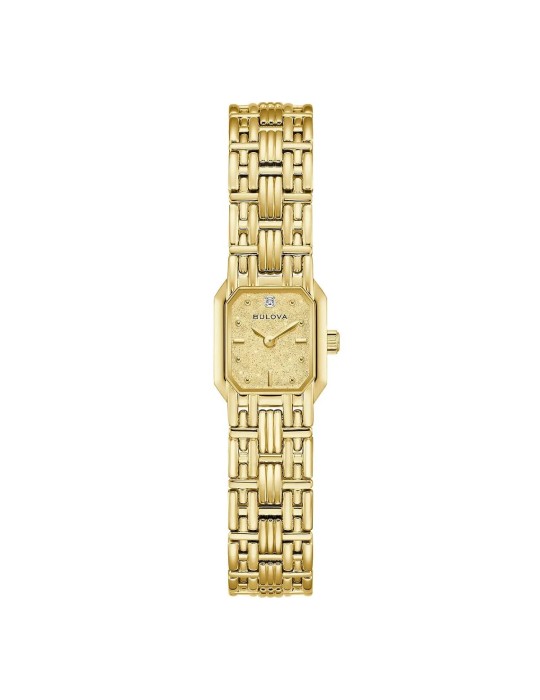 Bulova Watch - Goddess of Time Sophia Quartz 15mm Gold-Tone