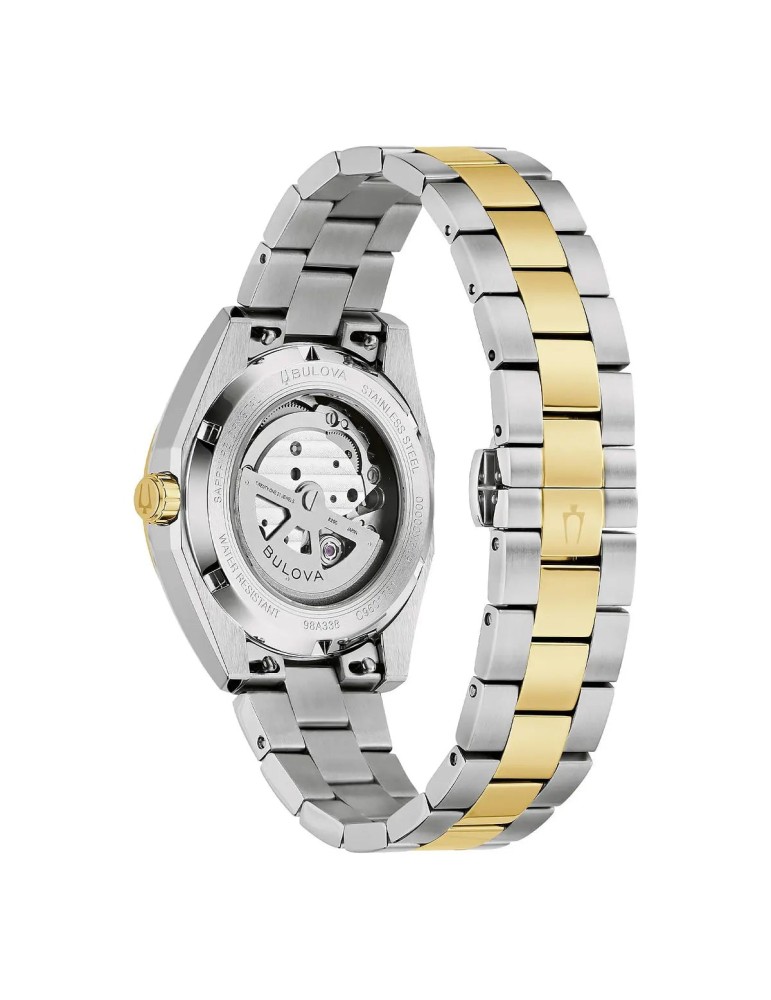 Bulova Watch - Surveyor Automatic 39mm Two-Tone Green