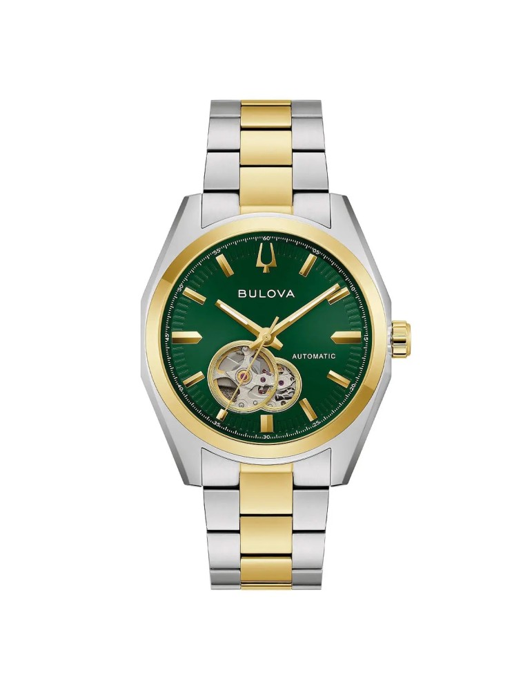 Orologio Bulova - Surveyor Automatico 39mm Bicolore Verde