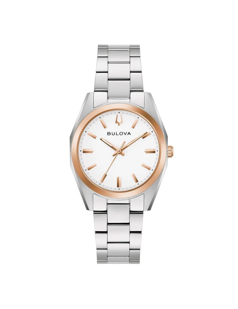 Orologio Bulova Donna - Surveyor Quarzo 31mm Bianco Rose Gold