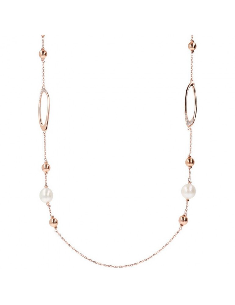 Bronzallure Maxima Necklace with Cultured Pearls for Women - 0