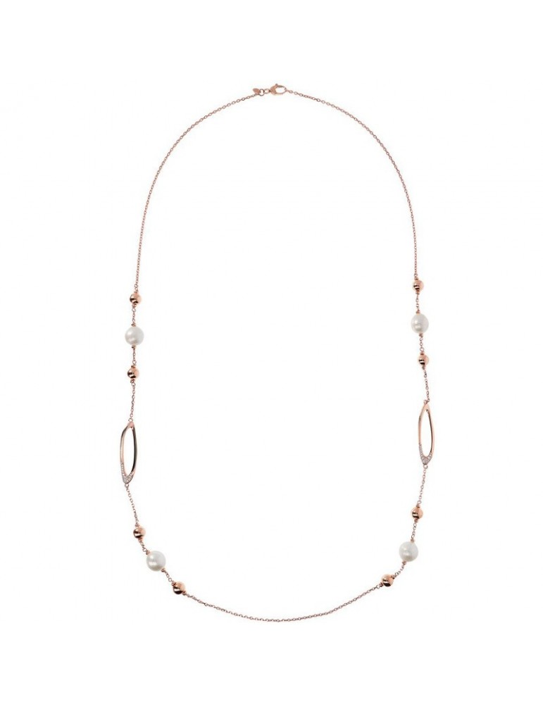 Bronzallure Maxima Necklace with Cultured Pearls for Women - 0