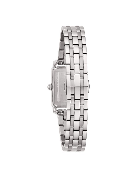 Bulova Watch - Sutton Tank Quartz 21mm Light Blue Mother-of-Pearl with Natural Diamonds - 0