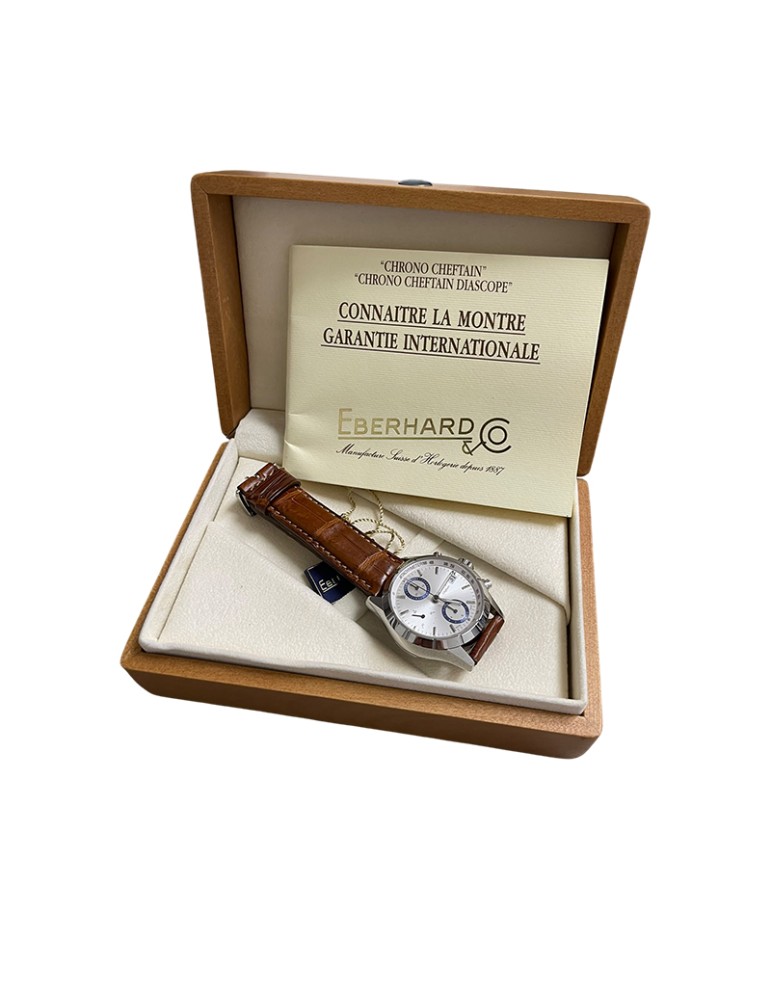 Orologio Eberhard - Cheftain Crono Diascope 39mm - Secondo Polso