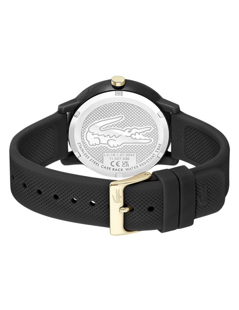 Lacoste Watch - Only Time - Black - 42 mm - Golden Details-2011233
