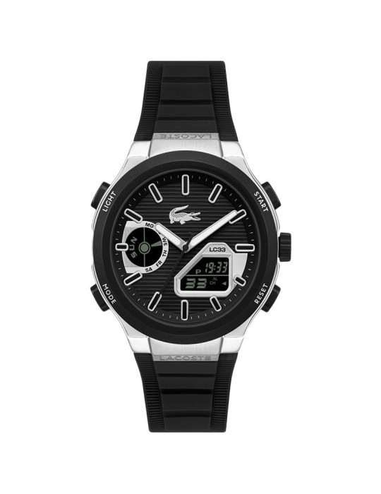 Orologio Lacoste - LC33 - Multifunzione - Nero e Silver - 45mm-2011516