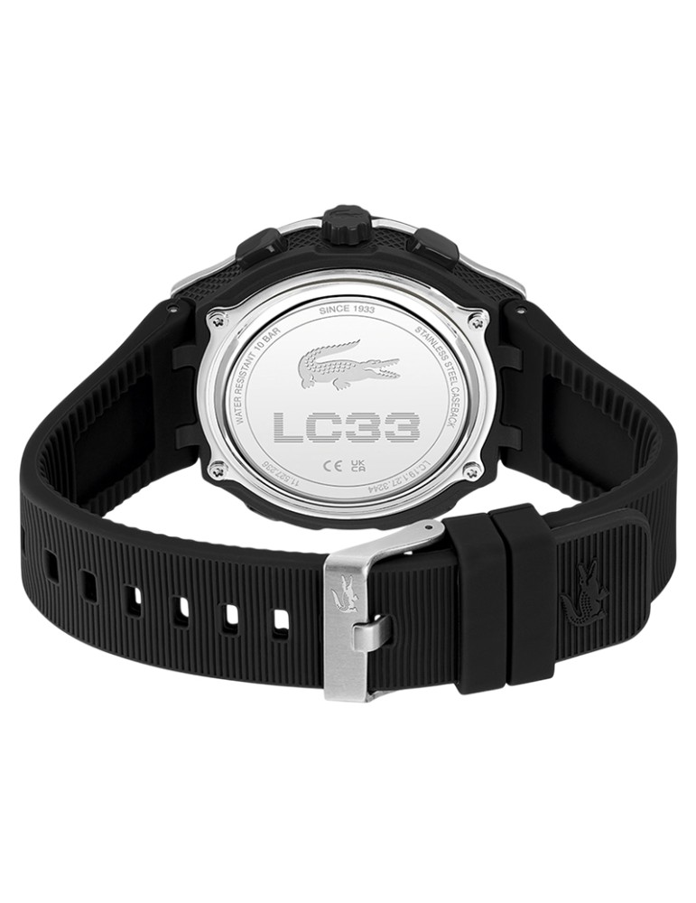 Lacoste Watch - LC33 - Multifunction - Black and Silver - 45mm-2011516