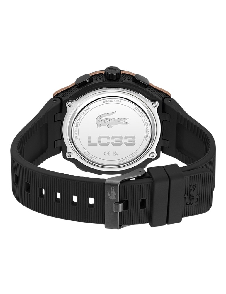 Lacoste Watch - Multifunction - Black - Rose Gold - 45mm - 2011517