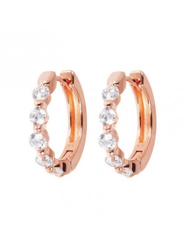 Orecchini Bronzallure - Altissima-Rose Gold-Cubic Zirconia-WSBZ01533W