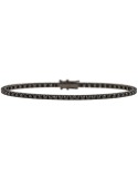 Crieri Tennis Bracelet – 18-Karat Burnished Gold with 5.10 ct Black Diamonds – 20 Centimeters - 0