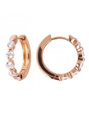 Orecchini Bronzallure - Altissima-Rose Gold-Cubic Zirconia-WSBZ01533W 2