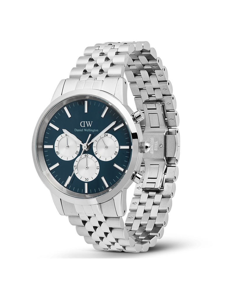 Daniel Wellington Watch - Arctic Panda - Silver-42mm-Blue-DW00100874