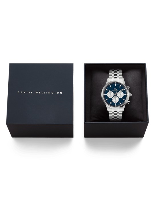 Daniel Wellington Watch - Arctic Panda - Silver-42mm-Blue-DW00100874