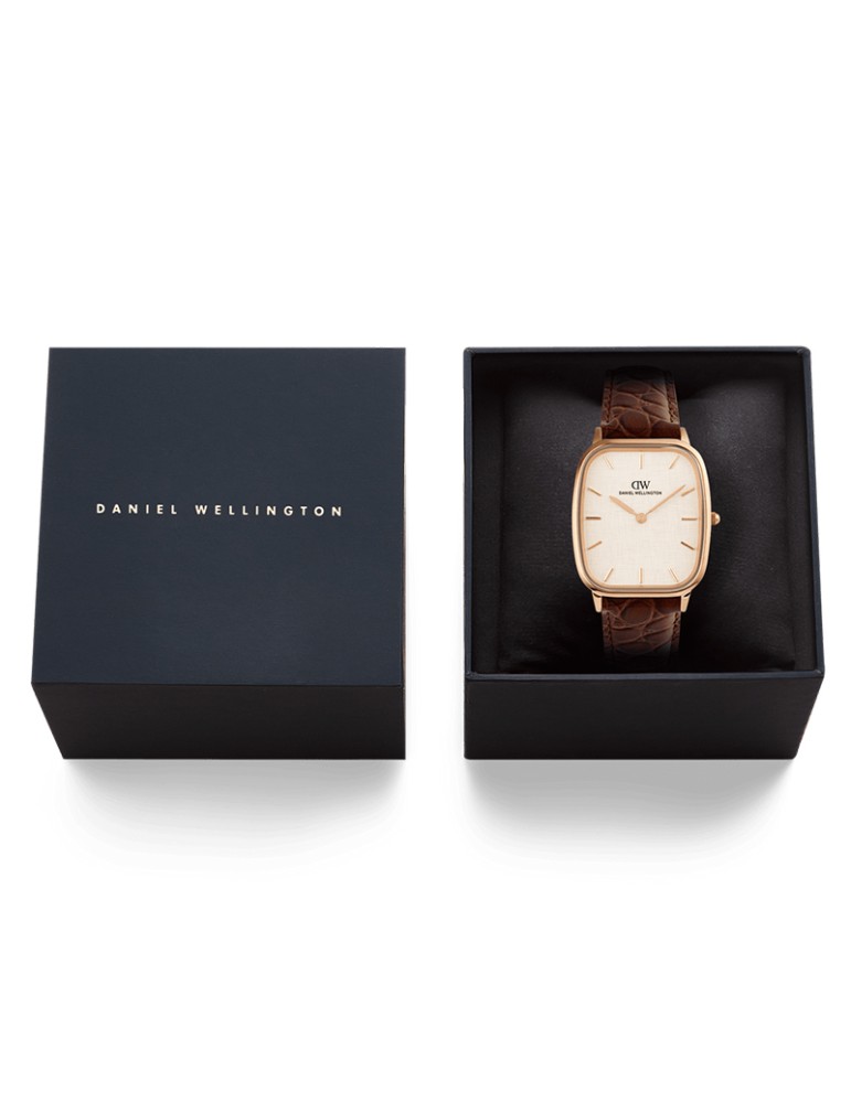 Orologio Daniel Wellington -Rose Gold-32mm-Marrone-Oro Rosa-DW00100955