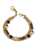 Unoaerre Bracelet - Joya - Multistrand-Onyx-Tiger's Eye-14EXB0174G