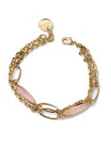 Unoaerre Bracelet-Joya-Golden Bronze-Pink Cat's Eye-14EXB0184G