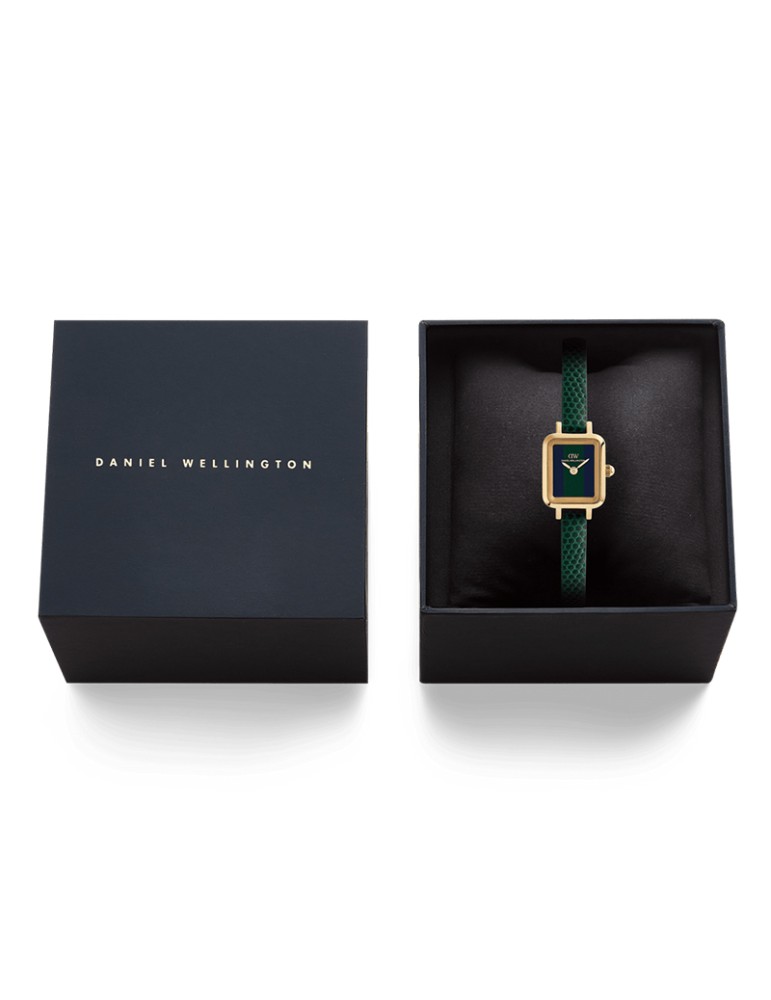 Daniel Wellington Watch - Gold - 15.4x18.2mm-Green and Blue-DW00100958