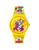 Orologio Swatch - Solo Tempo - Giallo-41mm-Stampe Multicolore-SO29Z157