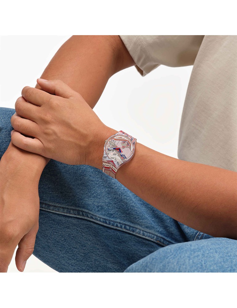 Swatch Watch - Only Time - 41mm - Multicolor - SUOZ371