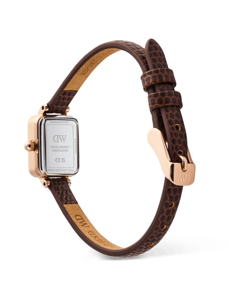 Orologio Daniel Wellington - Rose Gold -15,4x18,2mm-Marrone-DW00100959