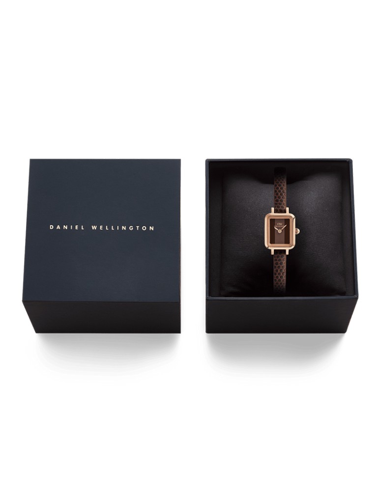 Orologio Daniel Wellington - Rose Gold -15,4x18,2mm-Marrone-DW00100959