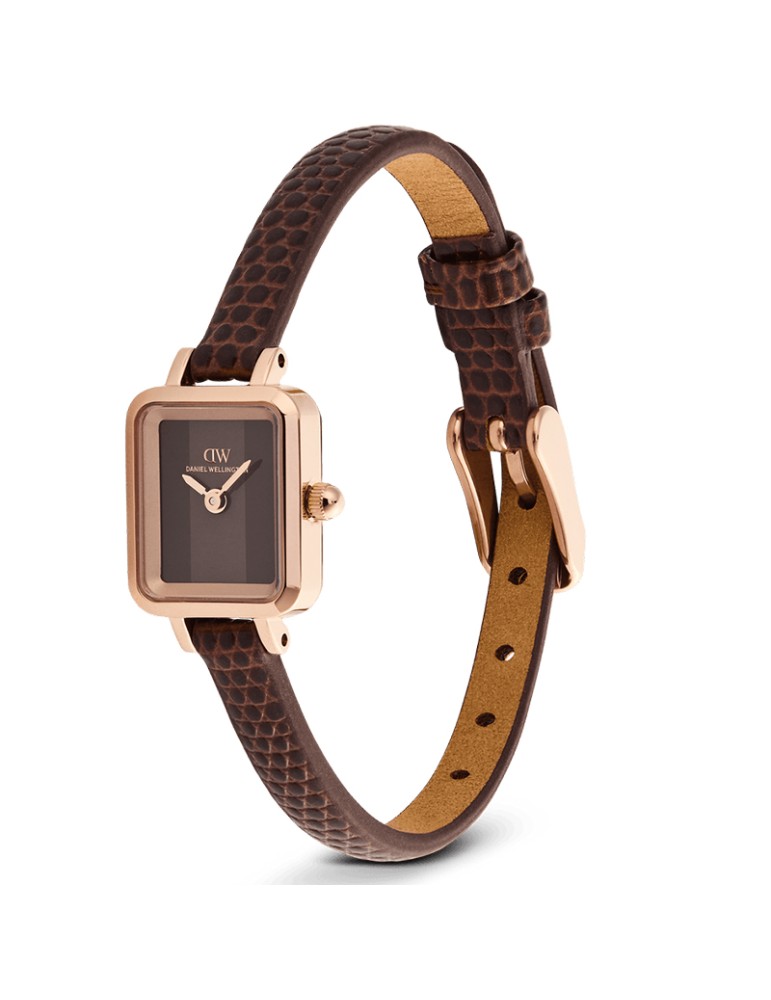 Orologio Daniel Wellington - Rose Gold -15,4x18,2mm-Marrone-DW00100959
