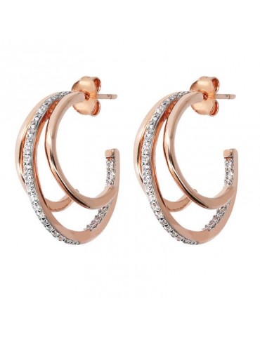 Bronzallure Altissima Three Details Women's Earrings - 0
