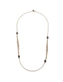Collana Unoaerre - Joya-Lunga-Bronzo Dorato-Occhio di Tigre-14EXH0184G