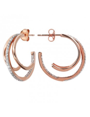 Orecchini Bronzallure - Altissima - Cerchi - Cubic Zirconia-WSBZ01595W 2