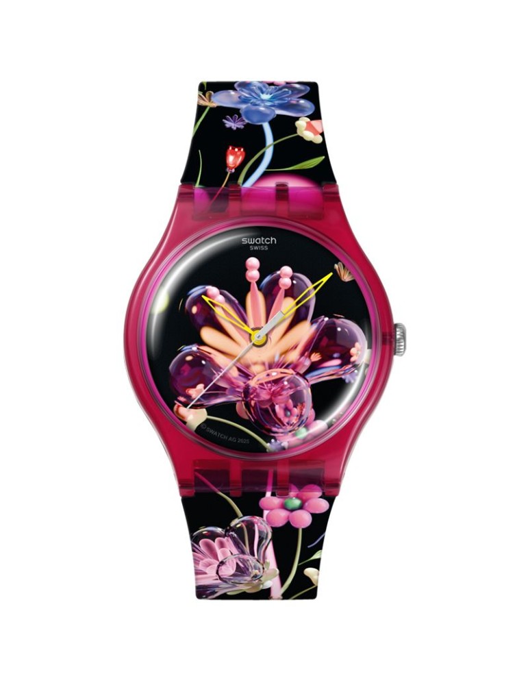 Orologio Swatch - Solo Tempo - 41mm - Nero Multicolore - SUOZ373