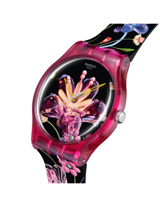 Orologio Swatch - Solo Tempo - 41mm - Nero Multicolore - SUOZ373