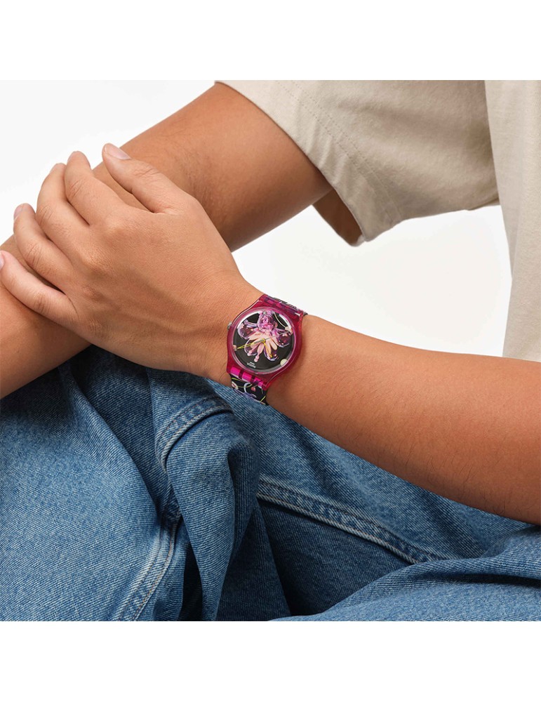 Orologio Swatch - Solo Tempo - 41mm - Nero Multicolore - SUOZ373